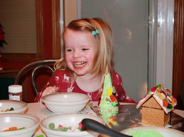 Gingerbread house making