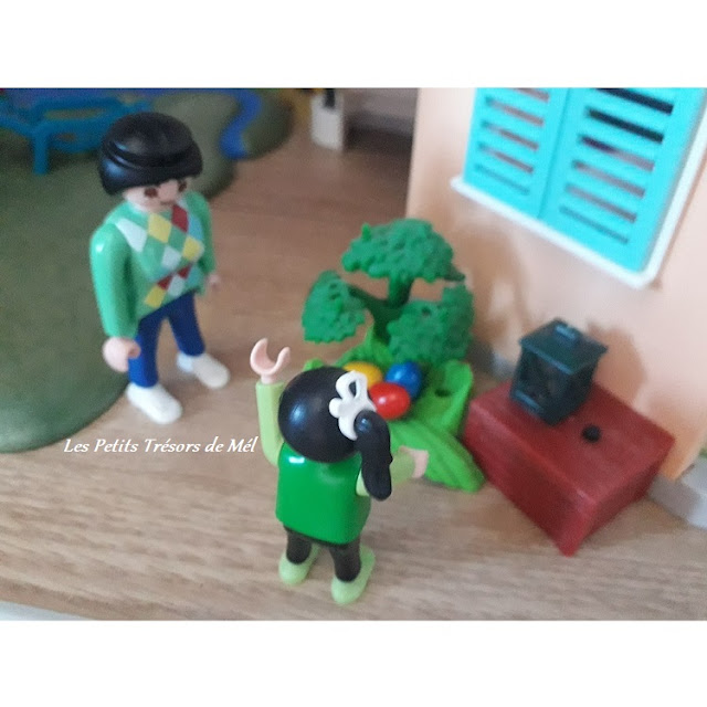 Mes figurines Playmobil fêtent Pâques.