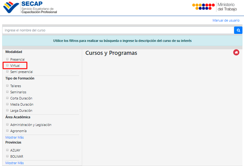 Cursos Secap En Santo Domingo De Los Tsachilas 2020