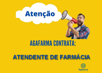 Agafarma selecionan Atendente de Farmácia em Capão da Canoa