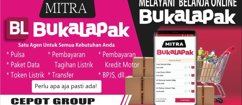 Desain Spanduk Mitra Bukalapak CDR