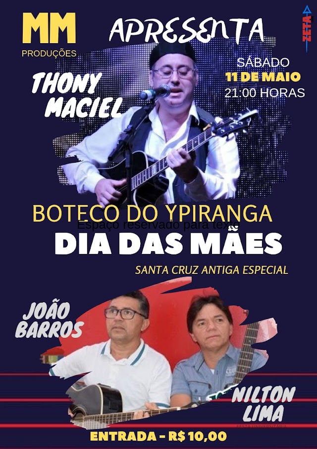 Vem aí Santa Cruz Antiga especial Dia das Mães