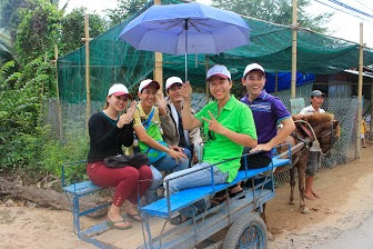 Going clippity clop in the Mekong Delta 