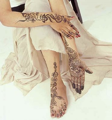 Henna Feet Tattoo