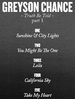 Greyson Chance Truth Be Told Track List