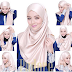 Contoh Cara Memakai Jilbab Pashmina Glitter 2016