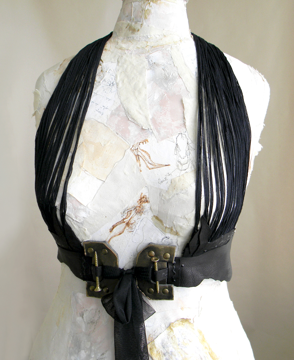 Unique Jewelry Handcrafted Harness Steampunk Gothic Dominatrix