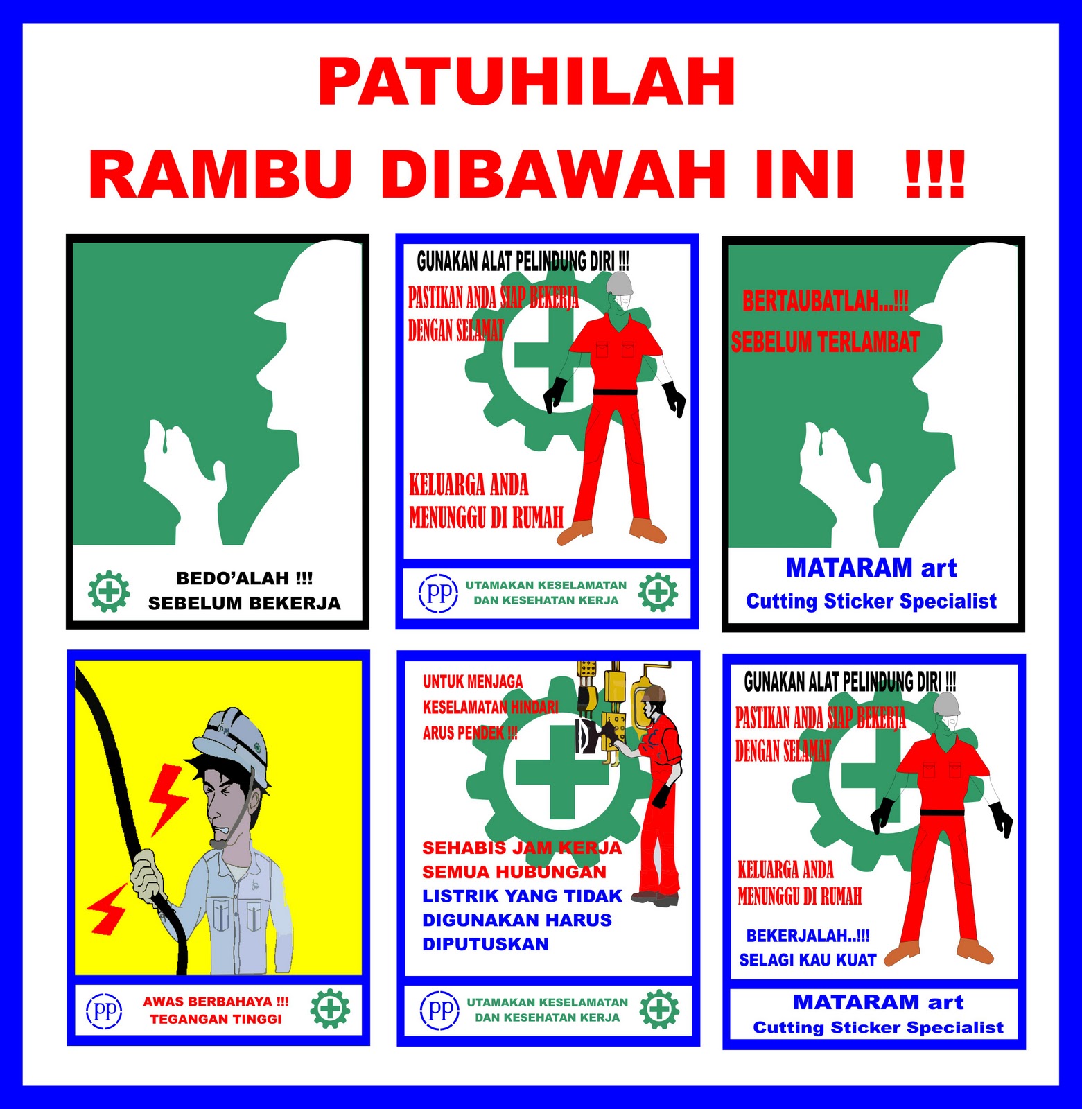 Contoh Gambar Poster  K3  Feed News Indonesia