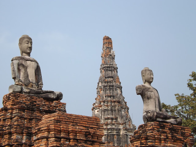 Wat chaiwatthanaram, temple Thaïlande, Ayutthaya, location vélo, guesthouse