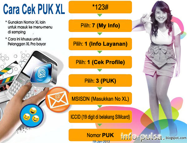 Cara Cek PUK XL