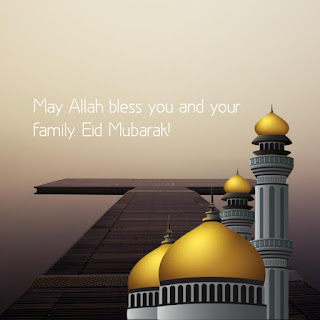 May Allah bless you and your family Eid Mubarak