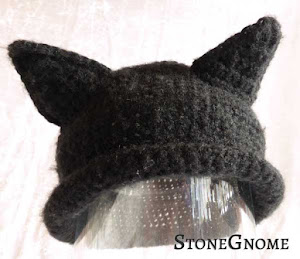 Make ears for your crocheted hat