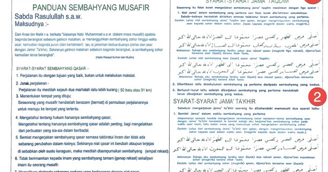 Panduan Lengkap Solat Jamak Takdim Dan Takhir Dari Jakim Islam Itu Indah