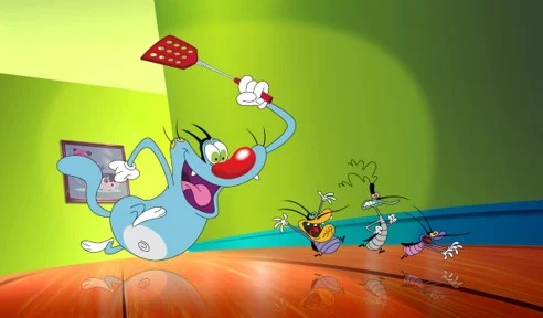 Oggy y las cucarachas, serie animada