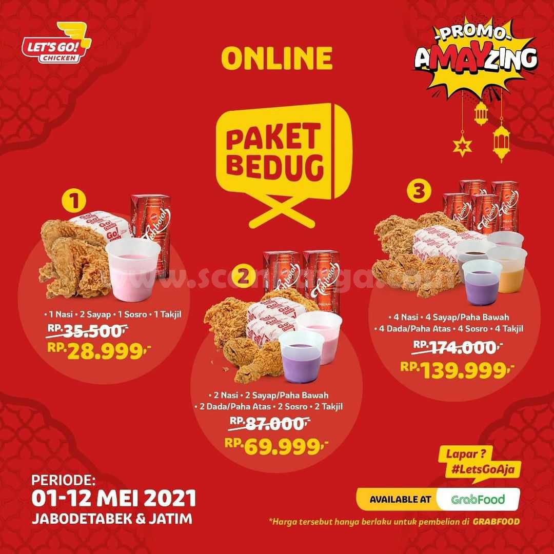 Promo Lets Go Chicken PAKET BEDUG – Harga mulai Rp24.999