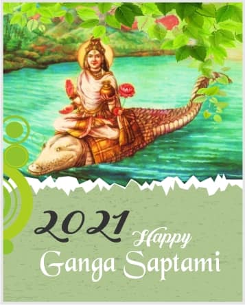 2021  Ganga Saptami Wishes Images