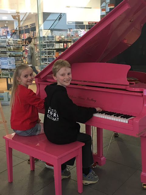 pink piano O2 Centre Finchley