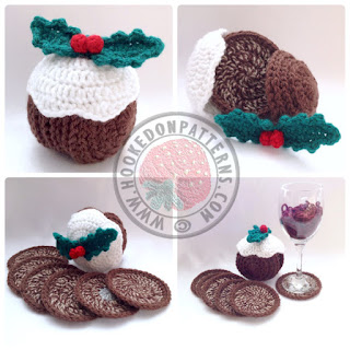 www.hookedonpatterns.com/christmas-pudding-coaster-set