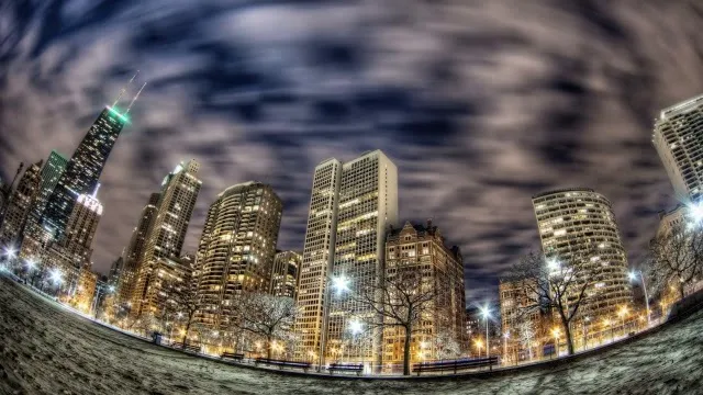 chicago, buildings, skyscrapers Desktop Full HD Wallpaper