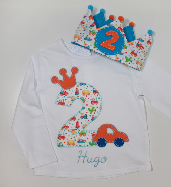 conjunto de cumpleaños 2 años coches