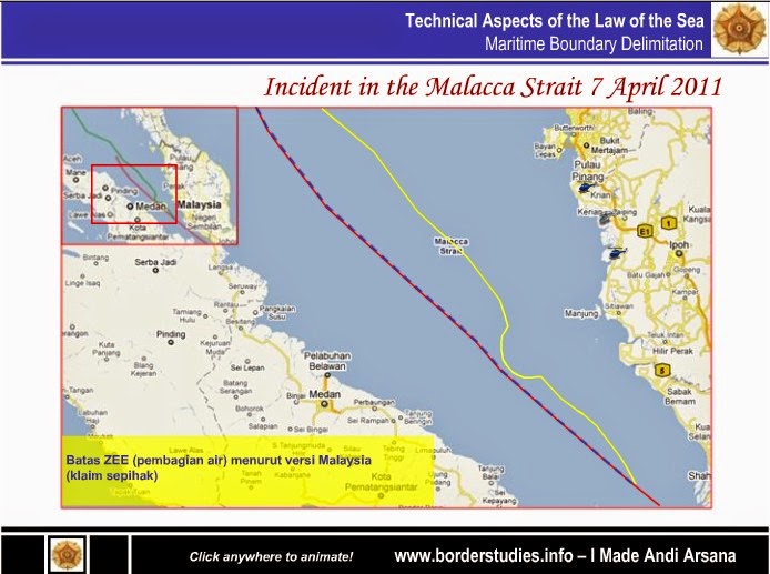 Batas Laut Indonesia di Selat Malaka. Studi Kasus Insiden 