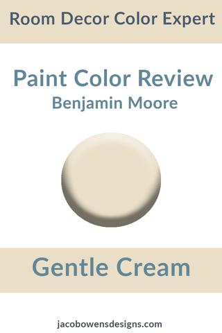 Benjamin Moore Gentle Cream Color