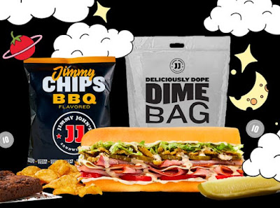 Jimmy John's Dime Bag combo meal.