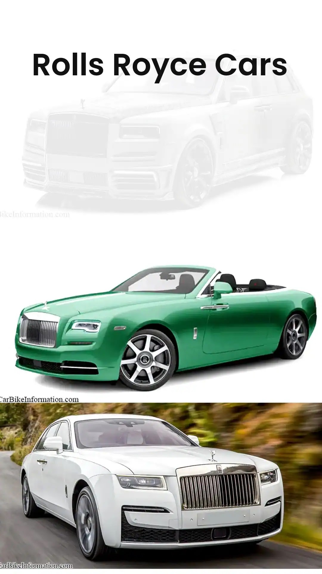 Best Top 5 Rolls Royce Cars