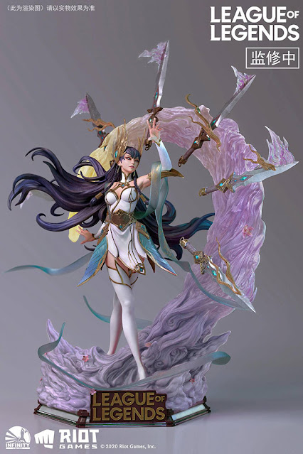 Impresionante figura de Irelia a escala 1/4 de League of Legends - Infinity Studio