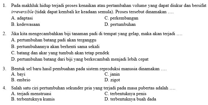 Contoh Soal Akm Ipa Smp Terbaru 2019