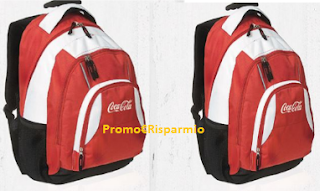 Logo Vinci 100 trolley-zaino Coca-Cola da Eurospar e Interspar