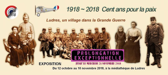 LUDRES (54) - Prolongation de l'exposition "Ludres, un village dans la Grande Guerre" (jusqu'au 21 nov. 2018)