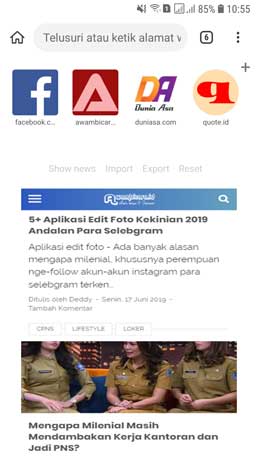 cara instal ekstensi chrome di android