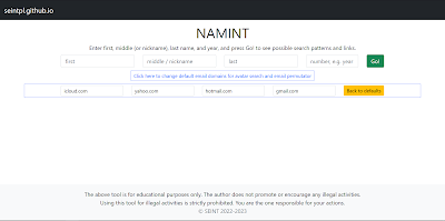 namint website