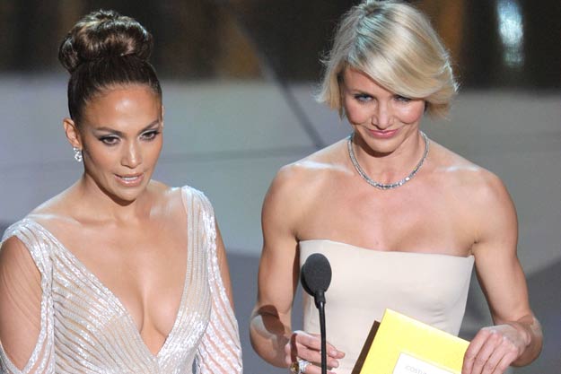 Jennifer Lopez's nipple nearly stole the show at the 84th Annual Academy