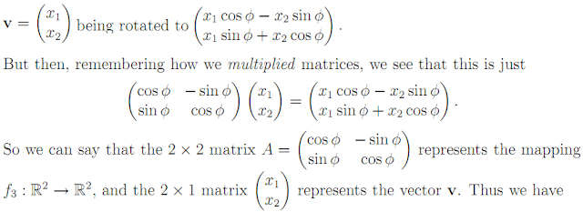 Linear Algebra: #6 Linear Mappings and Matrices equation pic 2