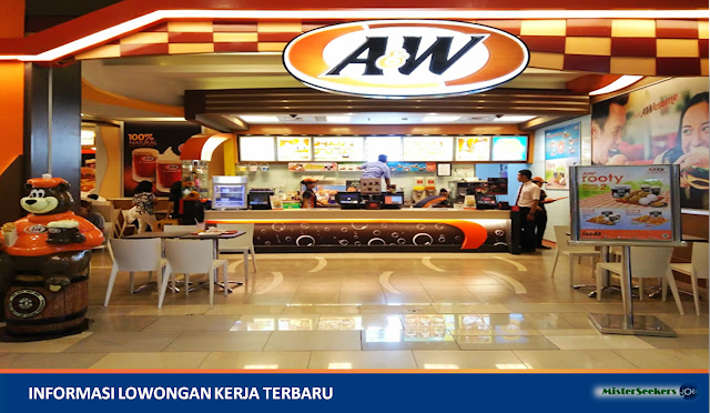 Lowongan Kerja A&W Restaurant Indonesia, Jobs: Staff Quality Assurance, Graphic Designer, Teknisi Pendingin, Etc