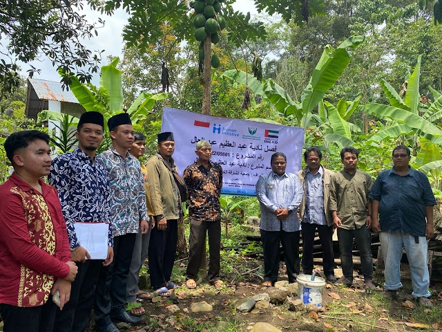 Masyarakat Sungayang bergembira atas Peletakan Batu Pertama Pembangunan Perguruan Islam An-Nizhamiyyah di Kampung Prof. Mahmud Yunus