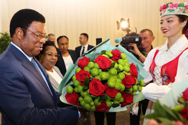 WAZIRI MKUU KASSIM MAJALIWA AWASILI BELARUS