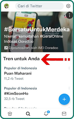 tren untuk anda