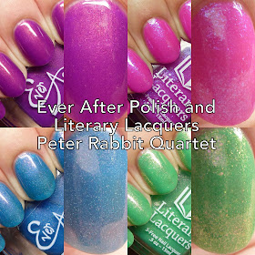 Ever After Polish and Literary Lacquers Peter Rabbit Quartet