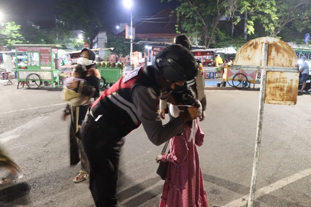 Libur Isra' Miraj, Tim Pamor Keris Polres Pasuruan Kota Gencarkan Patroli Prokes