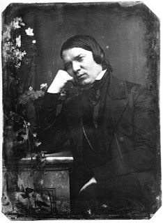 Robert Schumann in an 1850 daguerreotype