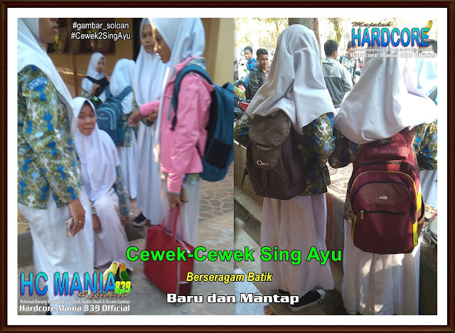Gambar Siswa-Siswi SMA Negeri 1 Ngrambe Cover Batik - Buku Album Gambar Soloan Edisi 7