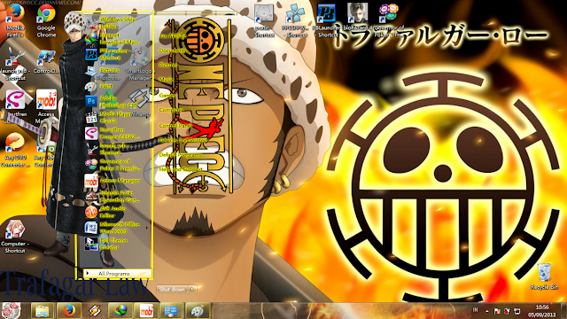 theme win 7 trafagar law