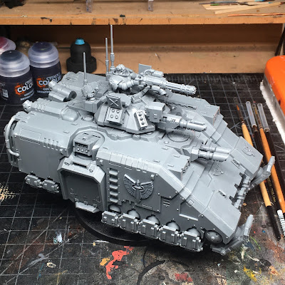 Dark Angels Repulsor WIP