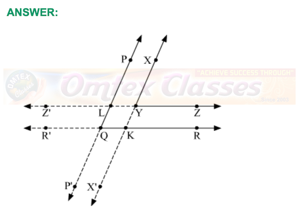 Practice Set 2.1,  Chapter 2 - Parallel Lines Mathematics Part II Solutions for Class 9 Math