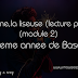 Viviane,la liseuse (lecture p 60)  (module 2) - 9eme annee de Base