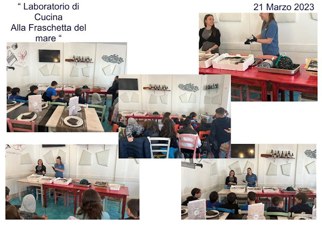 Laboratorio di cucina al ristorante "La Fraschetta del mare" - Classe V A - Scuola primaria Ambrosini