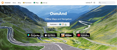 Web del navegador OsmAnd.